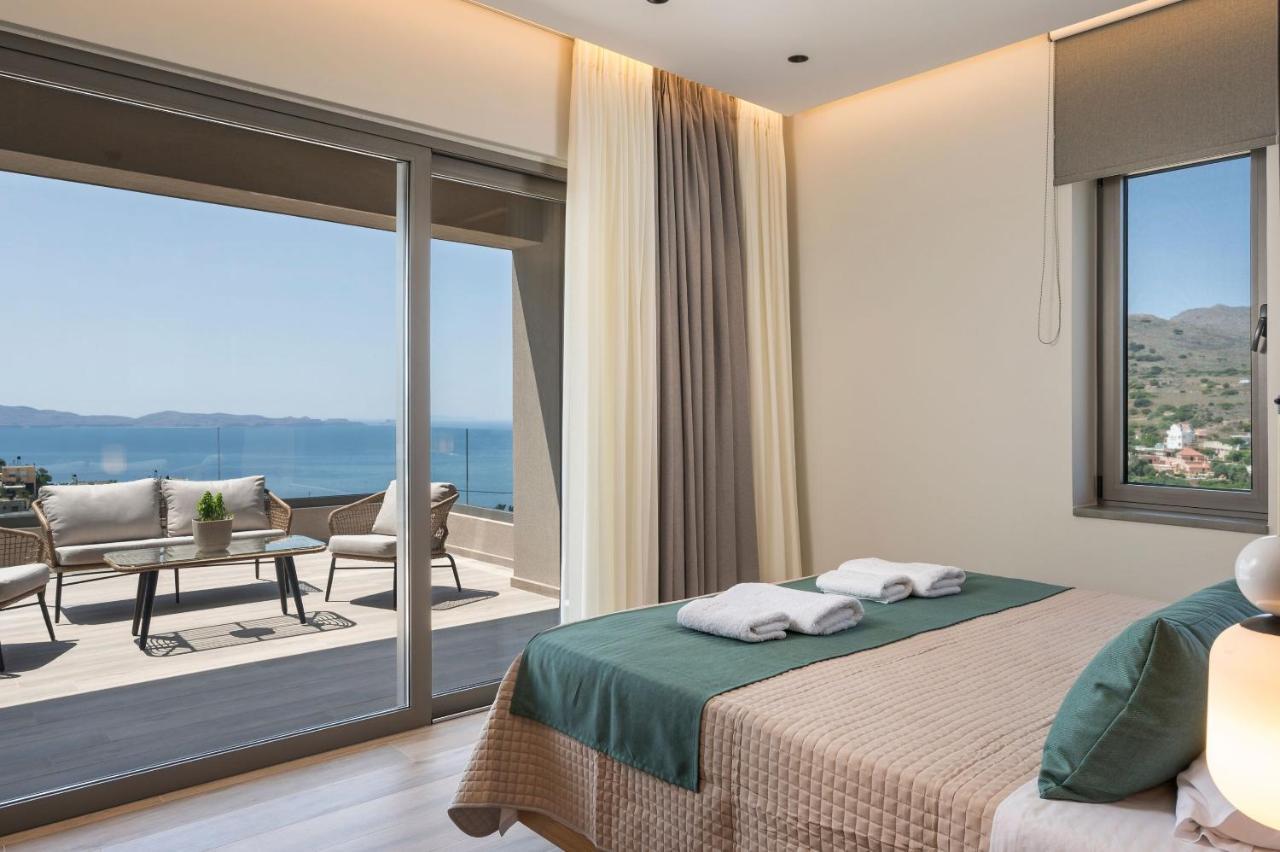 Villa Ekphrasis With Sea View And Jacuzzi Ravdhoukha Exterior photo